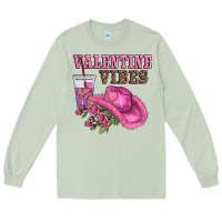Matcha valentines day valentine vıbes Long Sleeve Tee - AdoDesignShop
