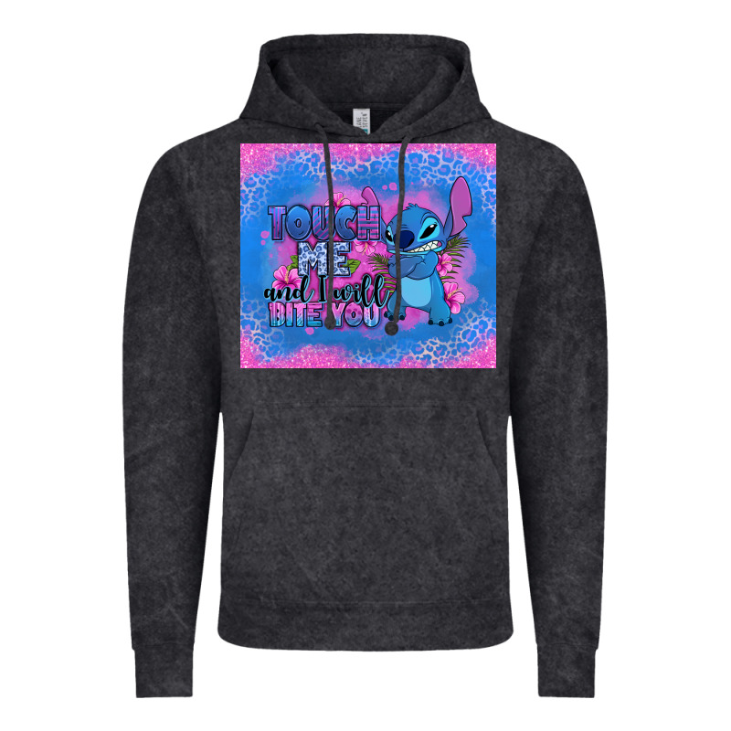Touch Me And I Will Bite You Stitch Vintage Hoodie by Zillion Design Studio | Teevron
