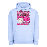 Pigment Grape Ice In October We Wear Pink and Watch Baseball Urban Hoodie - texasbilliewilder