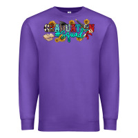 Purple graduation squad Premium Sweatshirt - NancyCooperArtShop