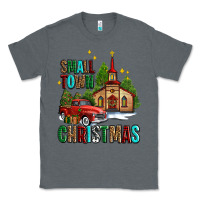 Charcoal Heather small town christmas church western truck Classic Tee - AdoDesignShop