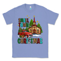 Colony Blue small town christmas church western truck Classic Tee - AdoDesignShop