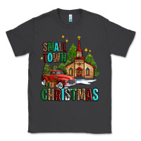 Smoke small town christmas church western truck Classic Tee - AdoDesignShop