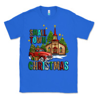 True Royal small town christmas church western truck Classic Tee - AdoDesignShop