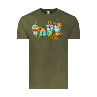 Vintage Olive jesus coffee cups Vintage Tee - AdoDesignShop