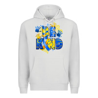 Dove Grey down syndrome be kind Premium Hoodie - Artiststas