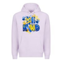 Lilac down syndrome be kind Premium Hoodie - Artiststas