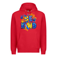 Red down syndrome be kind Premium Hoodie - Artiststas