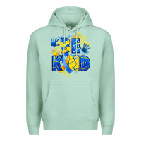 Seafoam down syndrome be kind Premium Hoodie - Artiststas