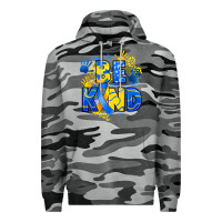 Slate Camo down syndrome be kind Premium Hoodie - Artiststas