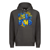 Smoke down syndrome be kind Premium Hoodie - Artiststas