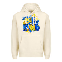 Tofu down syndrome be kind Premium Hoodie - Artiststas
