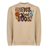 Mushroom Brews And Boos Heavyweight Sweatshirt - CowhideDigitalArt