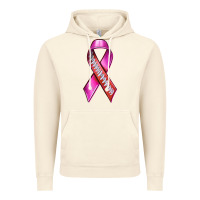 Vintage Artic Breast Cancer Ribbon American Football Vintage Hoodie - texasbilliewilder
