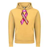 Vintage Mustard Breast Cancer Ribbon American Football Vintage Hoodie - texasbilliewilder