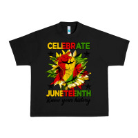 Black celebrate juneteenth know your history Urban Heavy Tee - HRA Design Shop