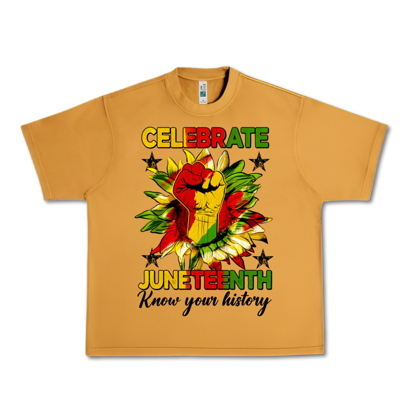 Celebrate Juneteenth Know Your History Urban Heavy Tee by HRA Design Shop | Teevron