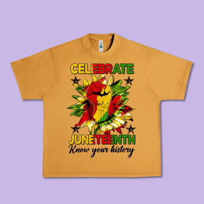 Celebrate Juneteenth Know Your History Urban Heavy Tee Designed By Hra Design Shop