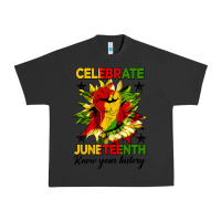 Pigment Black celebrate juneteenth know your history Urban Heavy Tee - HRA Design Shop