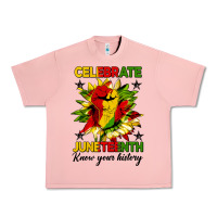 Salmon celebrate juneteenth know your history Urban Heavy Tee - HRA Design Shop