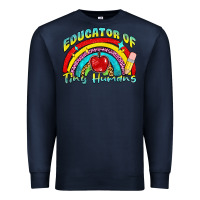 Navy educator of tiny humans Premium Sweatshirt - NancyCooperArtShop