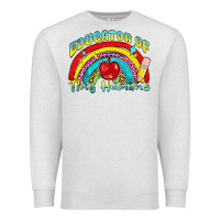 Oatmeal Heather educator of tiny humans Premium Sweatshirt - NancyCooperArtShop