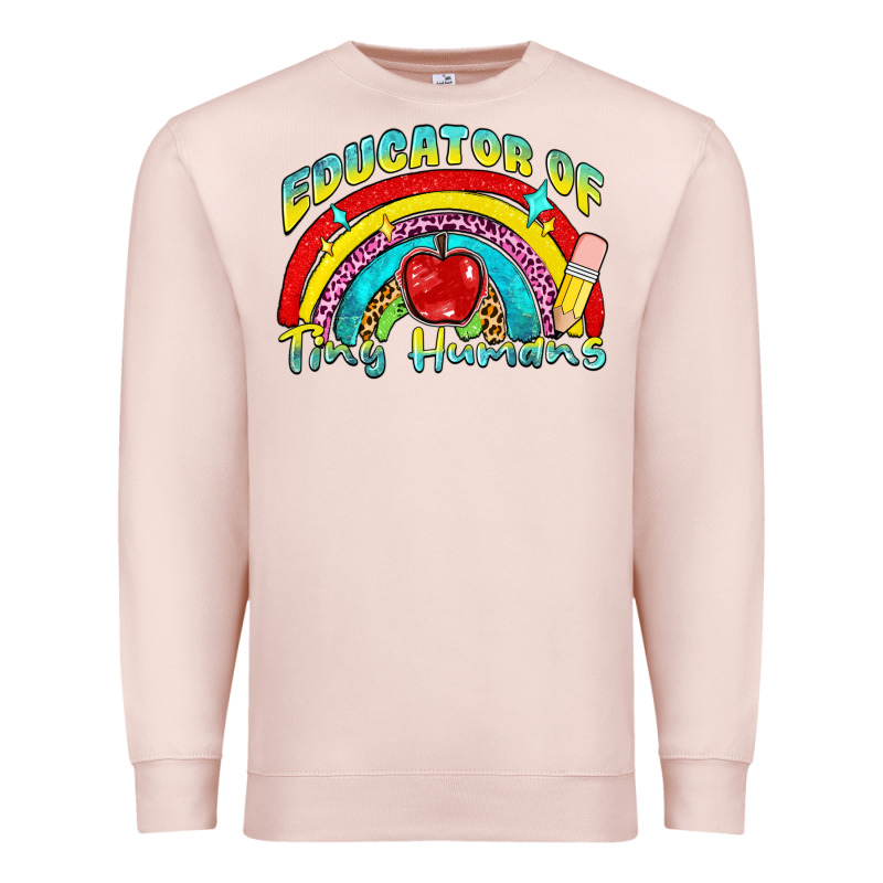 Educator Of Tiny Humans Premium Sweatshirt by NancyCooperArtShop | Teevron