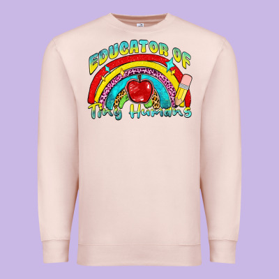 Educator Of Tiny Humans Premium Sweatshirt Designed By Nancycooperartshop