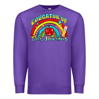 Purple educator of tiny humans Premium Sweatshirt - NancyCooperArtShop
