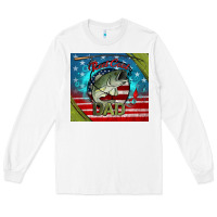 White reel cool dad fishing Long Sleeve Tee - Jasminsmagicworld