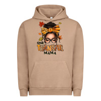 Pigment Burro one thankful mama afro messy bun Urban Hoodie - texasbilliewilder