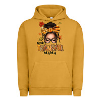 Pigment Peanut Butter one thankful mama afro messy bun Urban Hoodie - texasbilliewilder