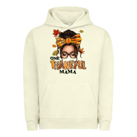 Pigment Pistachio one thankful mama afro messy bun Urban Hoodie - texasbilliewilder