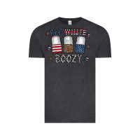 Vintage Black red white boozy Vintage Tee - CowhideDigitalArt