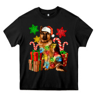 Black christmas german shepherd Heavy Core Tee - Artiststas