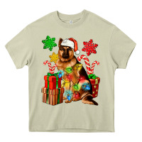 Mossy christmas german shepherd Heavy Core Tee - Artiststas