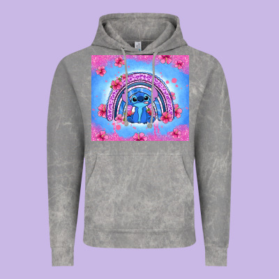 Stitch Rainbow Vintage Hoodie Designed By Zillion Design Studio