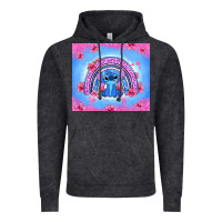 Vintage Black stitch rainbow Vintage Hoodie - Zillion Design Studio