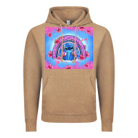 Vintage Coffee stitch rainbow Vintage Hoodie - Zillion Design Studio