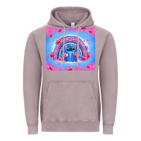 Vintage Zinc stitch rainbow Vintage Hoodie - Zillion Design Studio