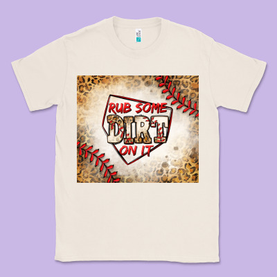 Rub Some Dirt On It Baseball Classic Tee Designed By Jasminsmagicworld