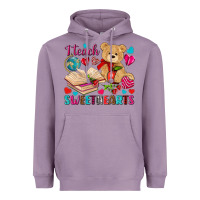Lavender i teach sweethearts Heavyweight Hoodie - NancyCooperArtShop