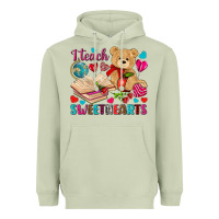 Matcha i teach sweethearts Heavyweight Hoodie - NancyCooperArtShop