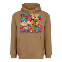 Toasted Coconut i teach sweethearts Heavyweight Hoodie - NancyCooperArtShop