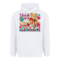 White i teach sweethearts Heavyweight Hoodie - NancyCooperArtShop