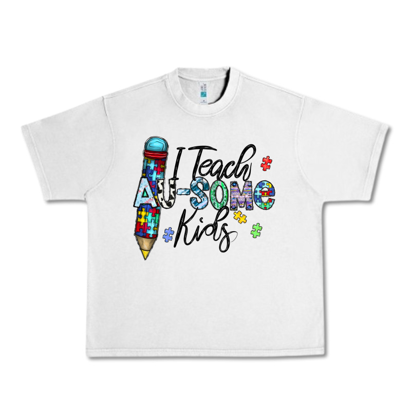 I Teach Au Some Kids Urban Heavy Tee by CowhideDigitalArt | Teevron