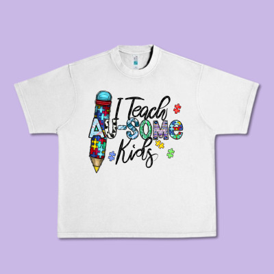 I Teach Au Some Kids Urban Heavy Tee Designed By Cowhidedigitalart