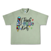 Oil Green i teach au some kids Urban Heavy Tee - CowhideDigitalArt