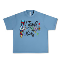 Pebble Blue i teach au some kids Urban Heavy Tee - CowhideDigitalArt