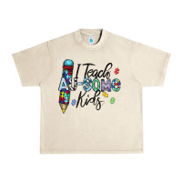 Sandshell i teach au some kids Urban Heavy Tee - CowhideDigitalArt